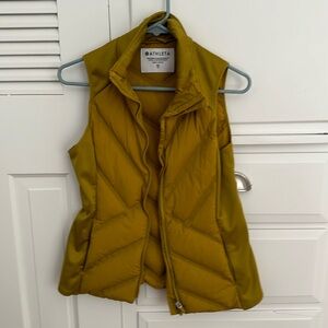 Athleta Gold Puffer Vest
